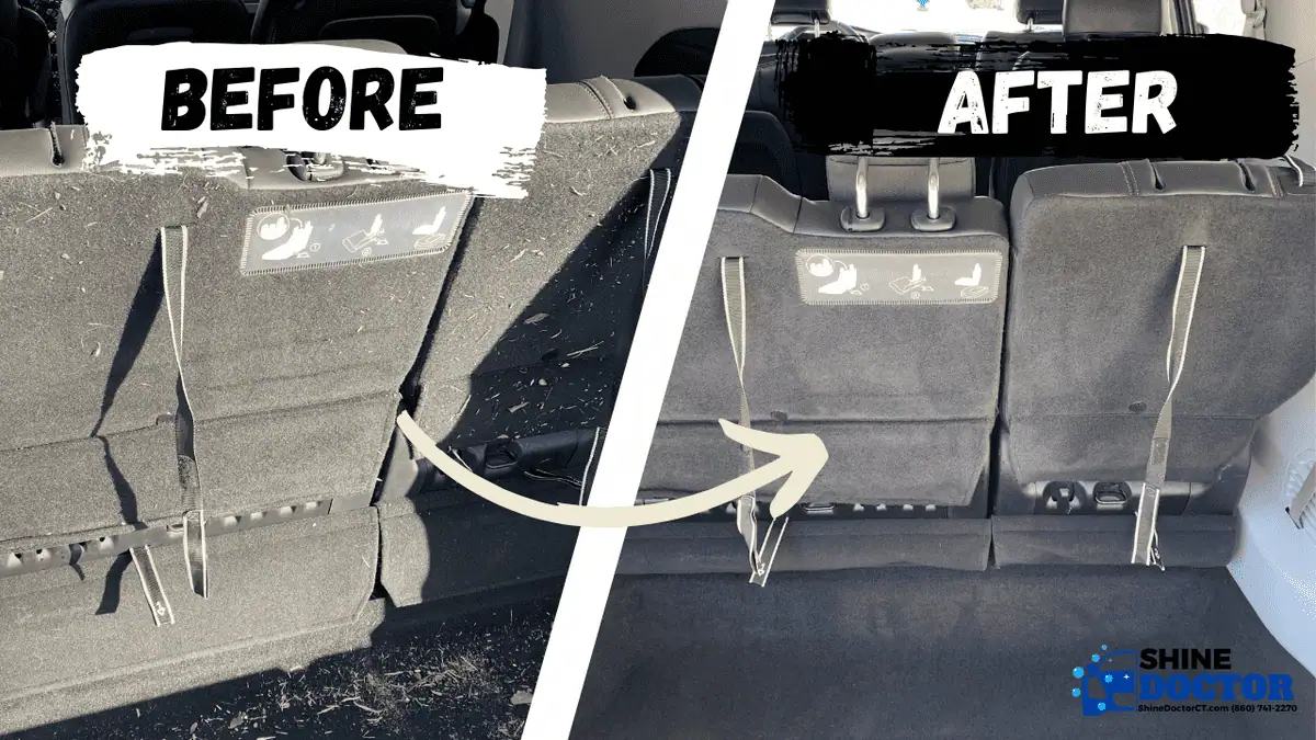 Interior detailing before and after results
