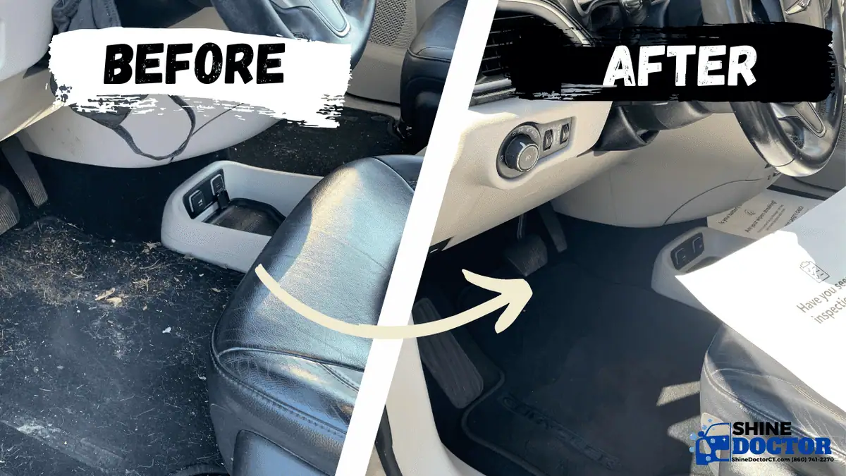 Paint correction before and after in Enfield CT