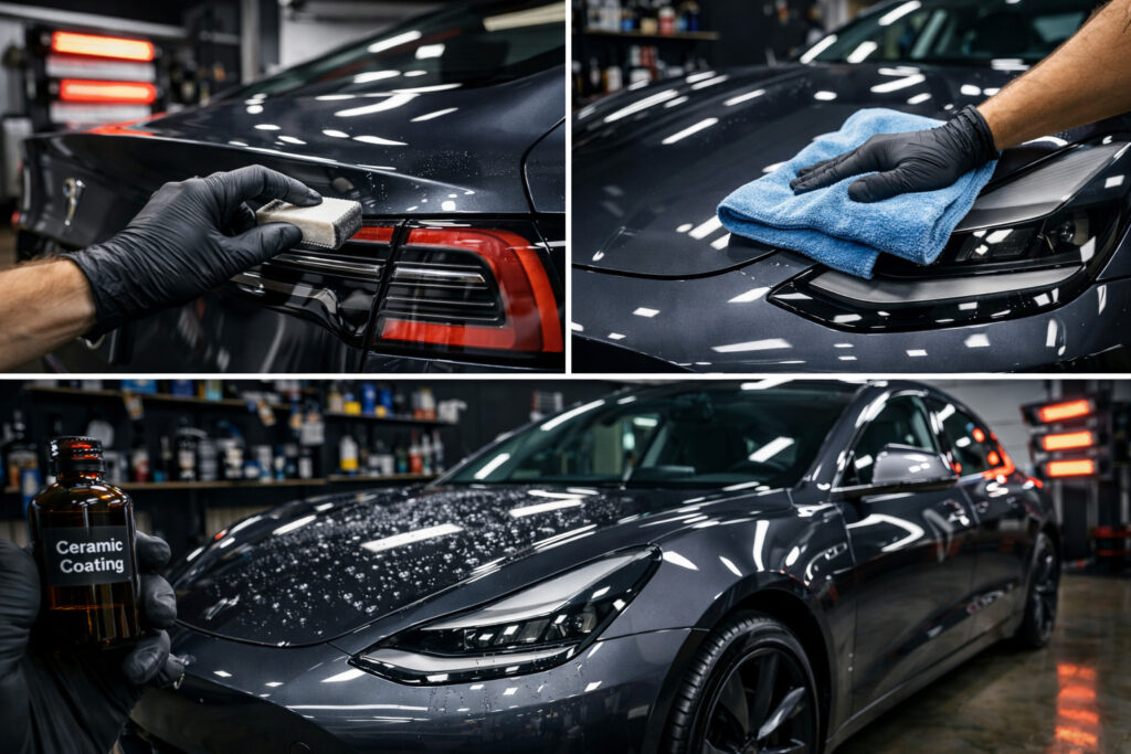 Ceramic Coating Hydrophobic Barrier